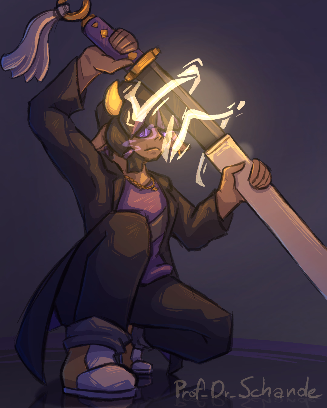 sketch-style artwork of an original character of mine