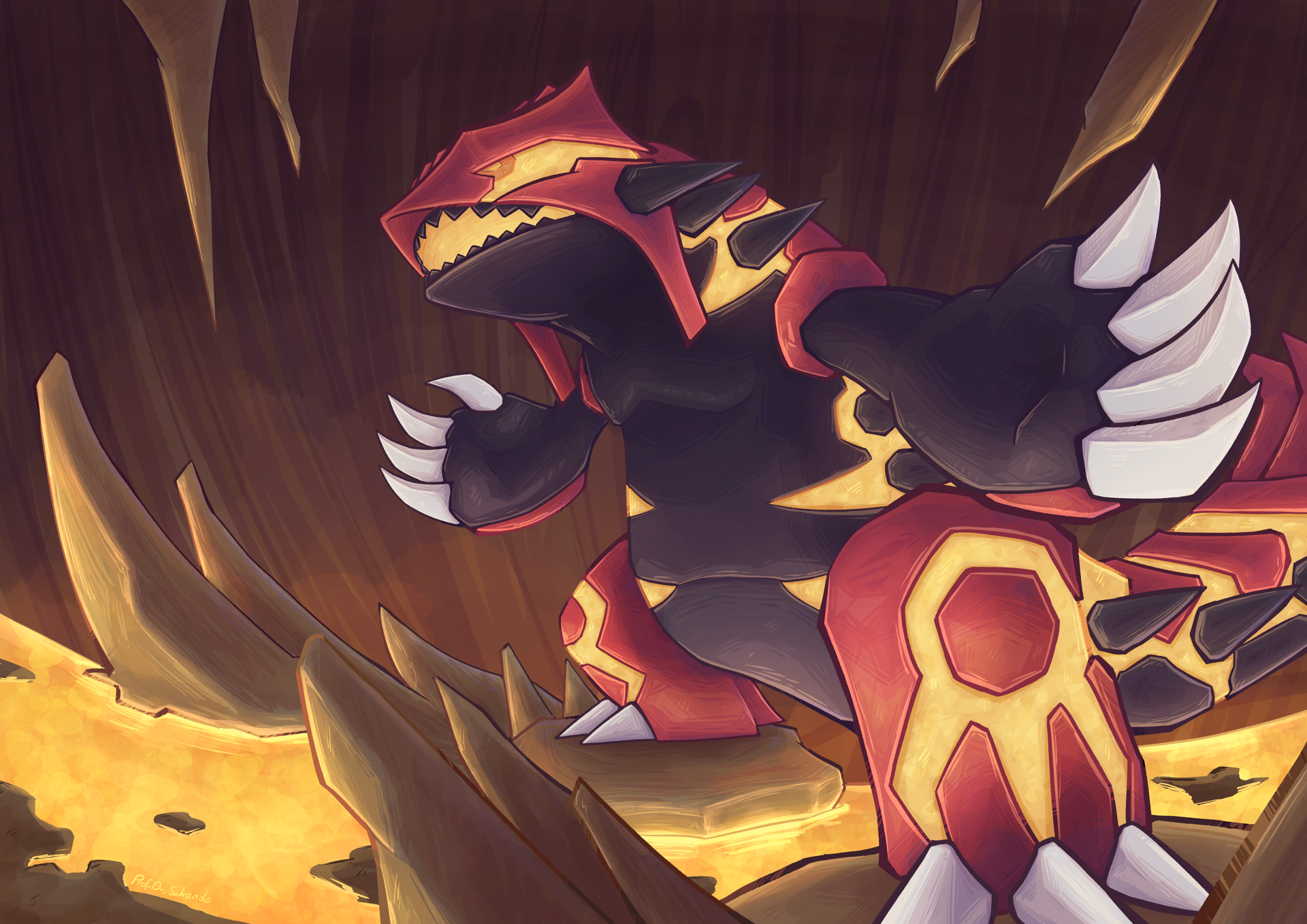 Primal-Groudon Artwork